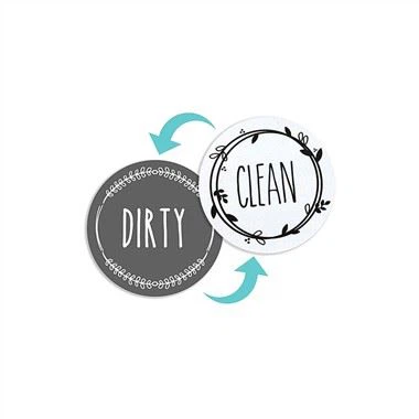 Dvostranska magnetna nalepka Clean Dirty
