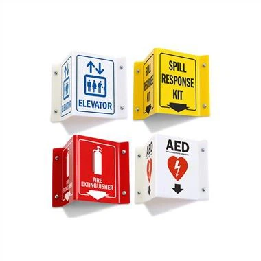 Dvostranski štrleči akrilni znak