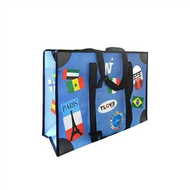 Zložljiva vrečka za shranjevanje z zadrgo za večkratno uporabo