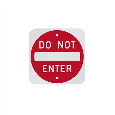 Aluminijast znak prepovedan vstop