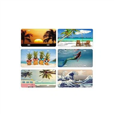 Unikatna aluminijasta registrska tablica za avto